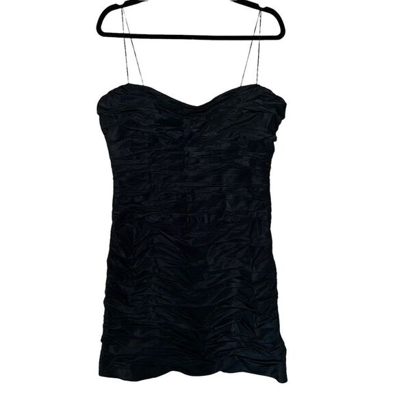 Rickie Freeman Teri Jon Black Taffeta dress - Picture 2 of 10